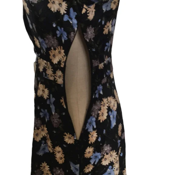 ZARA Long Sleeve Flower Dress NWT Sz XS - Picture 7 of 11